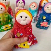 عروسک های دست دوز ننه گلی|اسباب‌بازی بچه|ساری, |دیوار