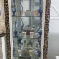 بوفه ویترین دار با اینه