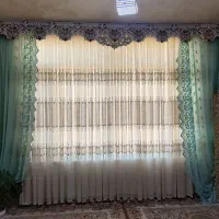 پرده عرض سه متر طول ۲و ۷۰ سانت