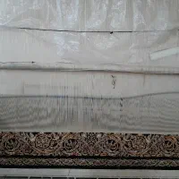 فرش ابریشم دستبافت نیمه کاره