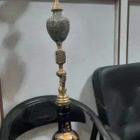 قلیون برنجی و قدیمی قلم کار استاد نادر حاج اوغلی