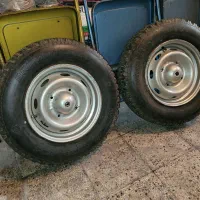 لاستیک یخ شکن بریجستون همراه با رینگ|قطعات یدکی و لوازم جانبی|تهران, دروازه شمیران|دیوار