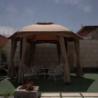 آلاچیق مدرن ،سقف پارچه، سازه فلزی|مصالح و تجهیزات ساختمان|کوهسار (البرز), |دیوار