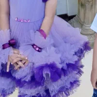 پیراهن پرنسسی زیبا به همراه هدیه