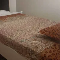 تخت نوجوان با عرض ۱۲۰ همراه با تشک|تخت و سرویس خواب|رشت, جهاد|دیوار