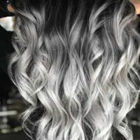 مدل رنگ و کراتین.