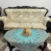 مبل سلطنتی ۷ نفره|مبلمان خانگی و میز عسلی|شلمان, |دیوار