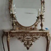 آیینه و شمعدان برنج