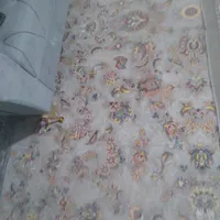 فرش۱۲ متری ۷۰۰شانه۵۵۰تراکم نگین طلایی کاشان اصل