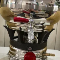 سماور گازی با قوری|سماور، چای‌ساز، قهوه‌ساز|چاف و چمخاله, |دیوار