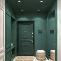 نقاشی ساختمان و درب و پنجره