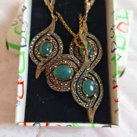 سرویس سیاه قلم  طلا روس