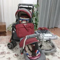 سرویس ۴ تیکه کالسه ،کریر، روروک و ساک نوزاد