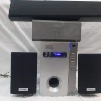 ضبط صوت سونی سامسونگ فلش خور بلوتوث دار|سیستم صوتی خانگی|تهران, تسلیحات|دیوار