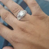 انگشتر نقره موزونایت