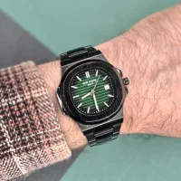 ساعت مردانه صفحه سبز باگارانتی/هدیه عالی روز مرد