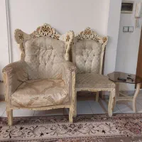 یک دست مبل ۹ نفره سلطنتی|مبلمان خانگی و میز عسلی|کرمانشاه, |دیوار