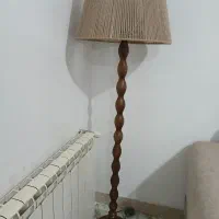 آباژور پایه چوبی