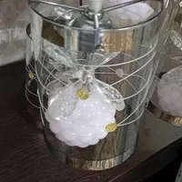 لوستر ۴ آویز زیبا تمشک صورتی|لوستر و چراغ آویز|تهران, مینای جنوبی|دیوار