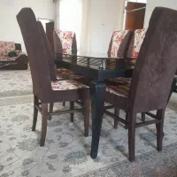 ویترین.ناهارخوری۶ نفره.استندچاقو.تابلو|میز و صندلی غذاخوری|بوئین زهرا, |دیوار