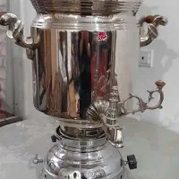 سماور مجلسی ۲۰ لیتری خیلی قدیمی غفاری|سماور، چایساز، قهوهساز|مرند, |دیوار