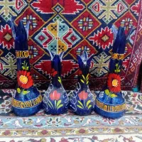 حراج ۲جفت گلدان نقاشی دست قدیمی عتیقه سالم|حراج|اصفهان, شیخ اشراق|دیوار