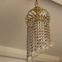 لوستر کریستالی|لوستر و چراغ آویز|علیآباد کتول, |دیوار