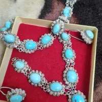 سرویس نقره بانگینهای فیروزه اصل