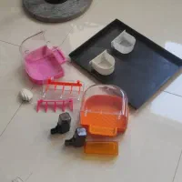 قفس پرنده بهمراه وسایل جانبی|لوازم جانبی حیوانات|بوشهر, |دیوار