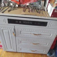 اجاق گاز کابینتی پنج شعله صفحه شیشه ای