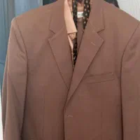 دست کامل کت شلوار قهوه ای و کت اسپرت و کت چهاردکمه|لباس|سیرجان, |دیوار