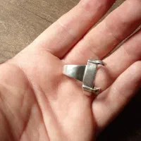 رکاب انگشتر نقره قدیمی قدیمی