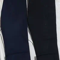 دو عدد شلوار کتان و پارچه ای