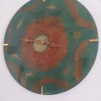 ساعت دیواری جنس چوب و رزین|ساعت دیواری و تزئینی|بجنورد, |دیوار