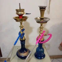 2 عدد قلیان تنه برنجی سالم  و کامل|کلکسیون و سرگرمی|تهران, هفده شهریور|دیوار