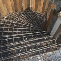 مشاوره طراحی واجرای انواع پله گرد بتنی