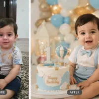 بازسازی عکس های قدیمی و آتلیه مجازی