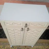 جا کفشی چوبی|جاکفشی، کمد، دراور|قم, شاه ابراهیم|دیوار