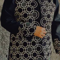 کت لینن مشکی