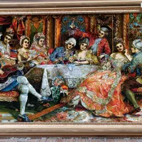 تابلوفرش دستباف مهمانی