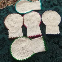 لیف حمام دست بافت نخی بسیار با دوام