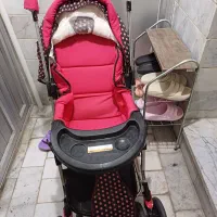 کالسکه و کریر دلیجان (صندلی ماشین) و1گهواره