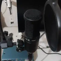 میکروفن at2020 و کارت صدا و لوازم استودیو|آلات موسیقی|اصفهان, قهجاورستان|دیوار