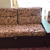 کاناپه دو نفره تختخواب شو|تخت و سرویس خواب|تهران, گمرک|دیوار