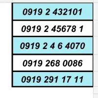 0919.2.432101|سیمکارت|شهریار, شهریار|دیوار