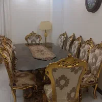 میز ناهار خوری استیل هشت نفره|میز و صندلی غذاخوری|پردیس, فاز ۸|دیوار