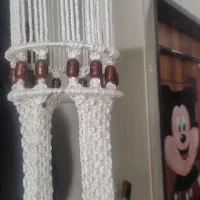 آویز گلدان مکرومه