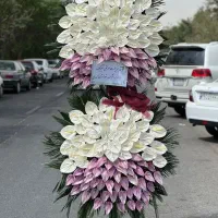 کد06(تسویه بعدتحویل)تاج دسته گل نمایشگاه تالارمسجد