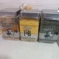 7عدد شیشه حبوبات سالم بدون زنگ زدگی