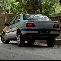پژو سفید 405 GLX مدل 98 عروسک
